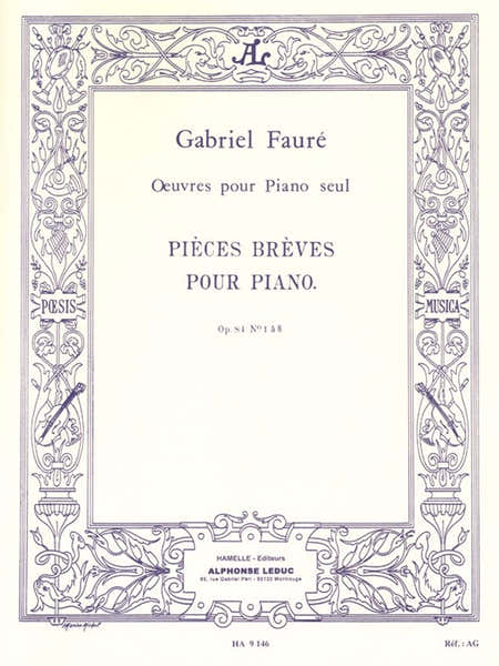 Leduc Pièces brèves pour piano Op. 84