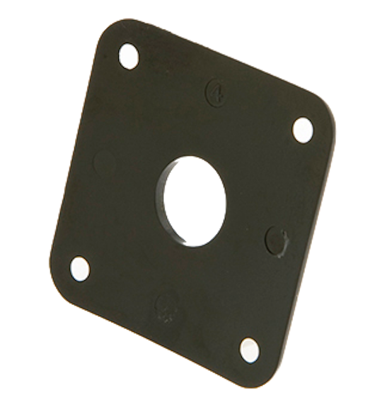 PARTS PLASTIC JACK PLATE BLACK