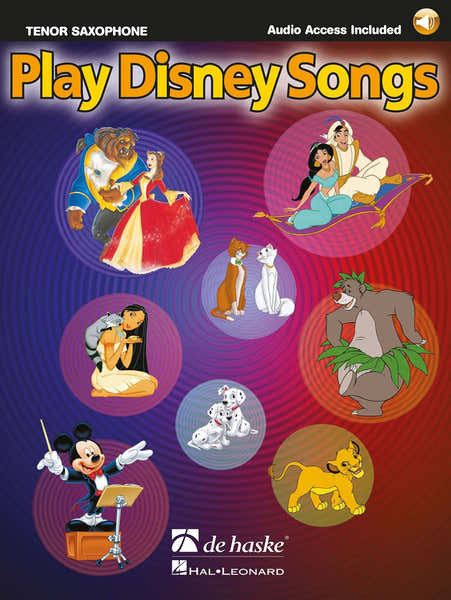 Dehaske PLAY DISNEY SONGS - SAXOPHONE TENOR + AUDIO EN LIGNE