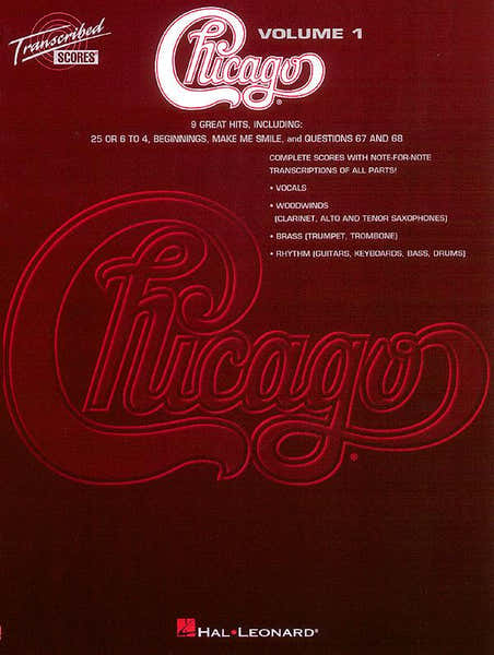 Hal Leonard Chicago - Transcribed Scores Vol.1