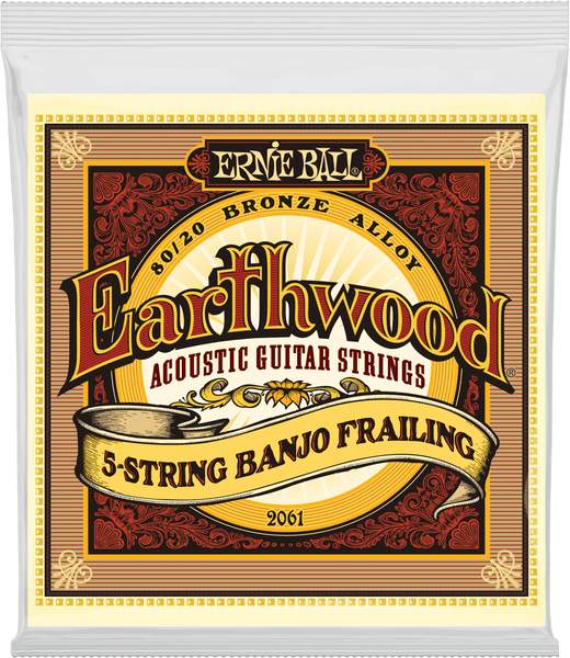 Ernie Ball EARTHWOOD 5-STRING FRAILING BANJO 10-10 2061