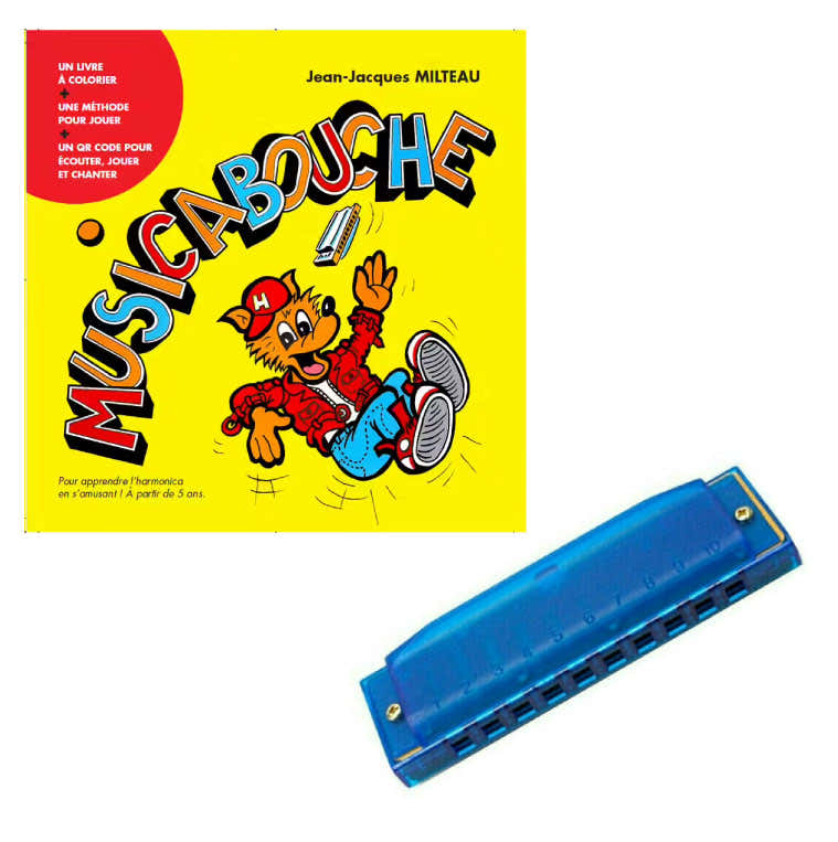 Pack Musicabouche Method J.J. Milteau + Happy Color