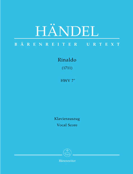 Barenreiter Handel G.F. - Rinaldo HWV 7a - Reduction Piano