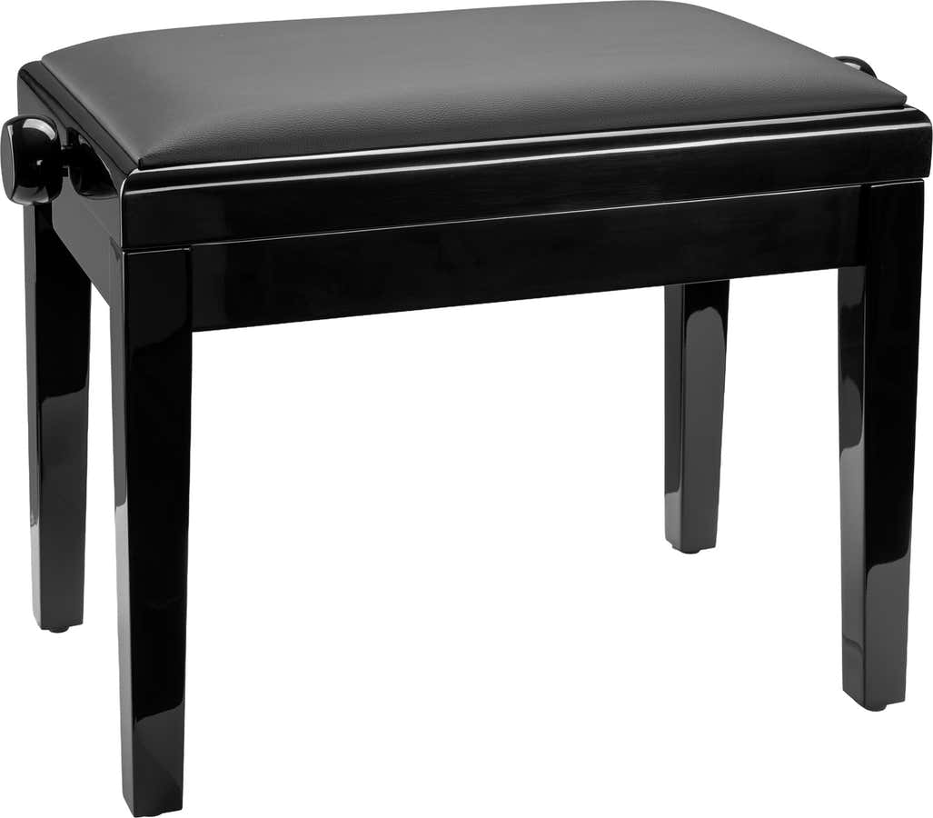 Keyboard bench 13924 Glossy black