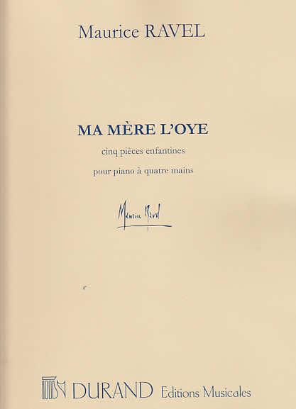 Ravel Ma Mere L'oye Piano 4 Mains