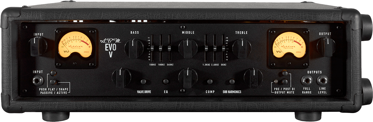 ABM HEAD AMP 750W WITH DOUBLE VU METRE MADE IN UK