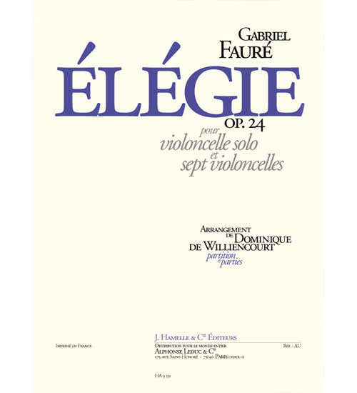 Leduc Élegie op. 24