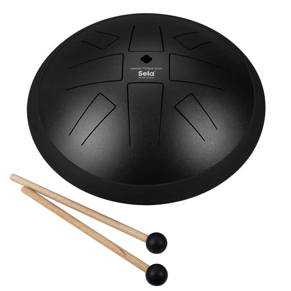 Sela Percussion MELODY TONGUE DRUM 10" A JAPANESE BLACK SE 370