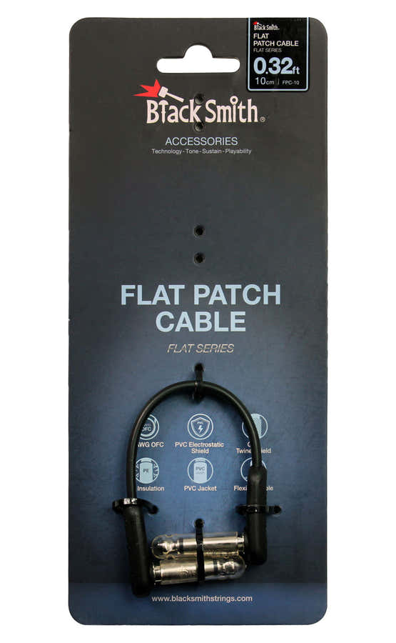Patch Cable 0.10M Angled Jacks