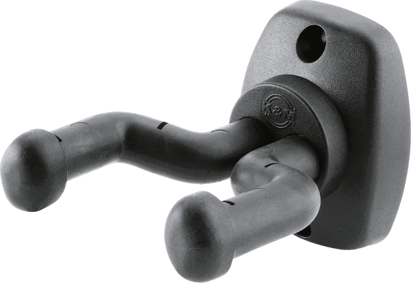 K&M Black Guitar Wall Mount - 16250