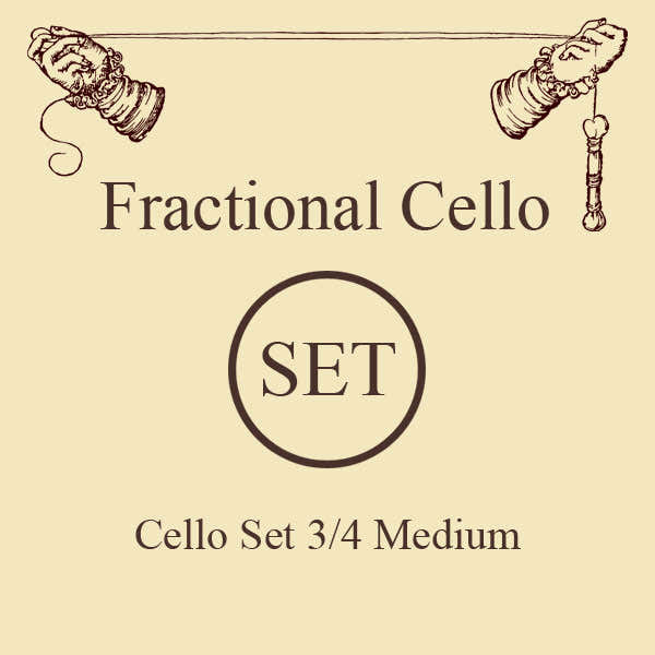 Larsen Strings 3/4 STRINGS FOR CELLOS SHORT SCALE SET