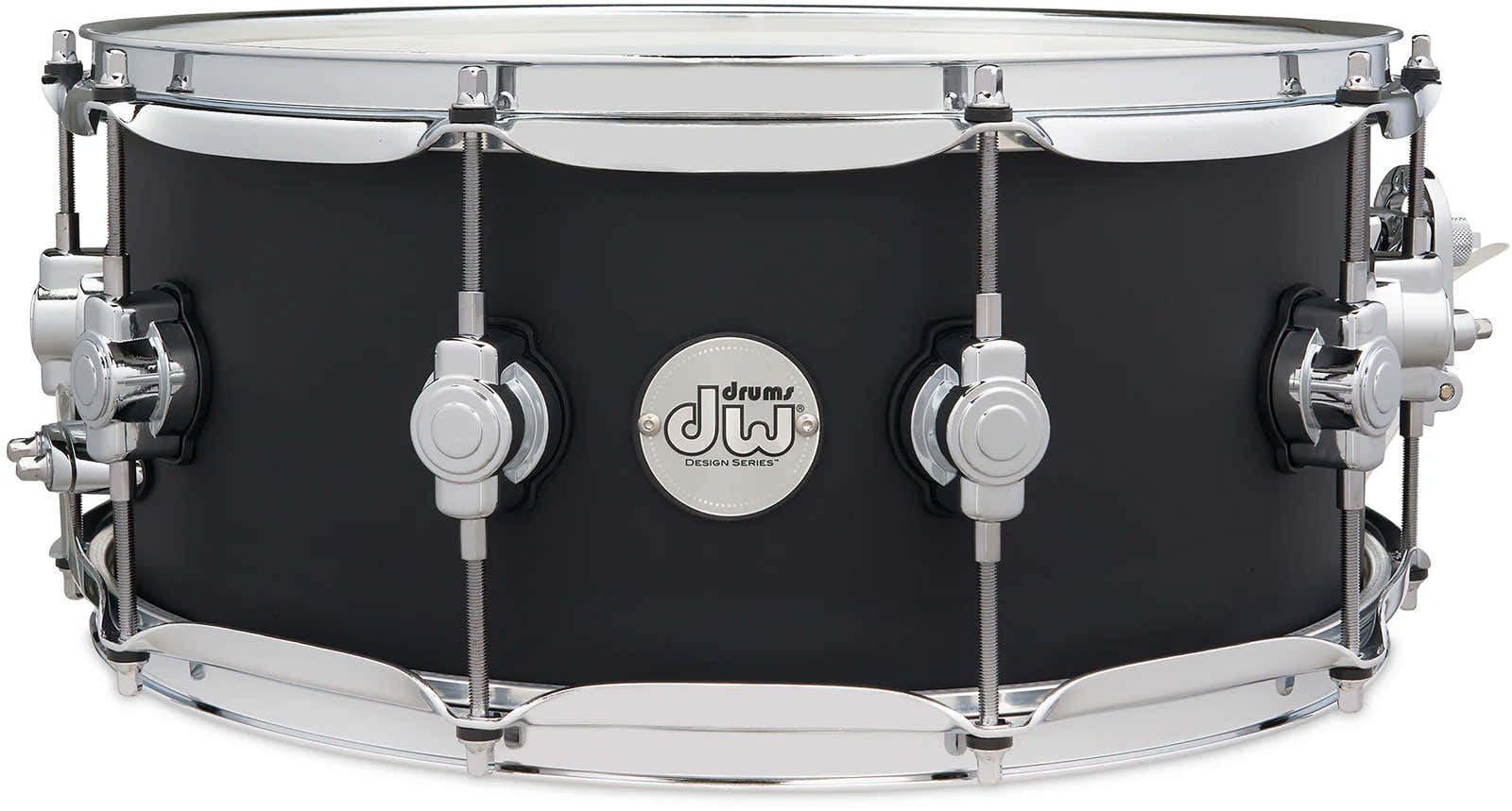 SNARE DRUM DESIGN SERIES BLACK SATIN DDLM614SSBL