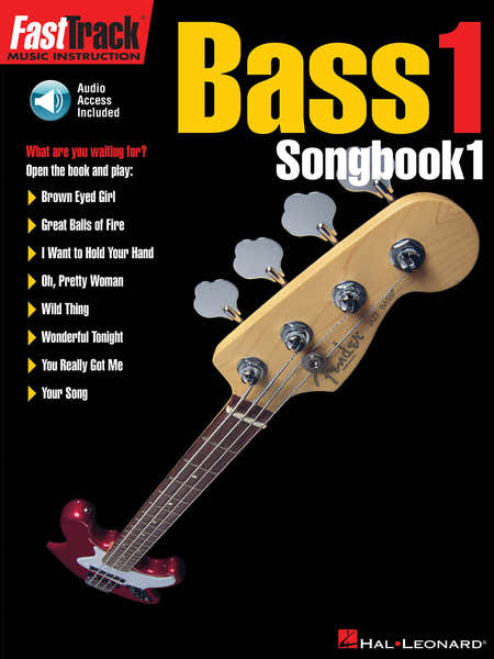 Hal Leonard Fast Track Bass 1 Songbook Vol.1 + Audio En Ligne - Bass Tab