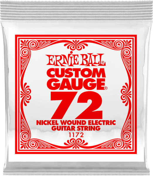 Ernie Ball .072 NICKEL WOUND ELECTRIC GUITAR STRINGS