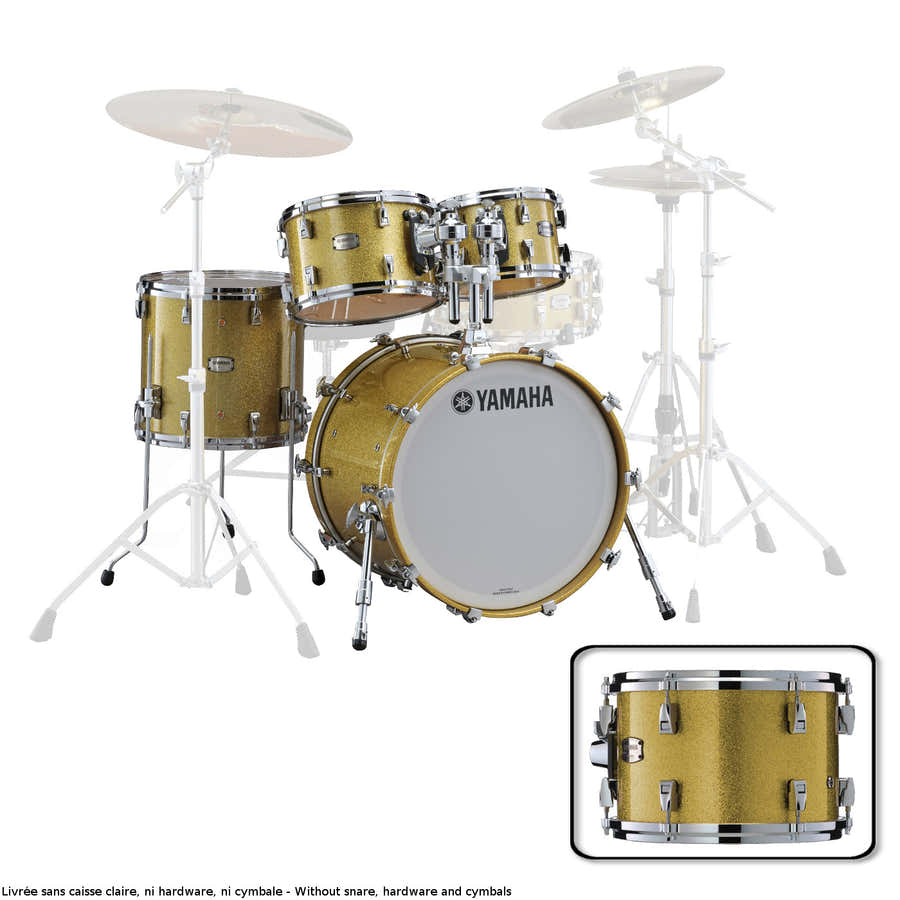 ABSOLUTE HYBRID MAPLE JAZZ 18"X14" + 10" 12" 14" GOLD CHAMPAGNE SPARK