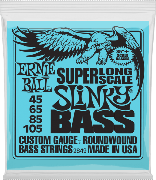 Ernie Ball 2849 Super Long Scale Slinky Bass 45-105