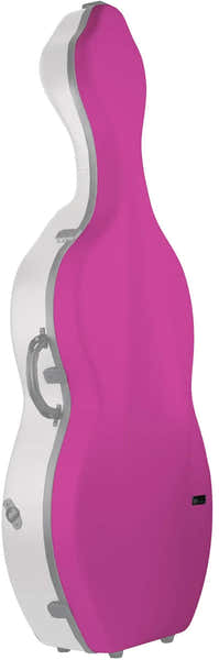 BAM Hightech Candy 4/4 Cello Case + Wheels - Purple/White
