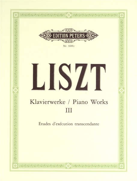 Edition Peters Liszt Franz - Piano Works Vol.3 - Piano