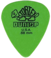 Dunlop TORTEX 0.88MM GREEN
