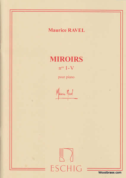 Edition Max Eschig Ravel M. - Miroirs - Piano