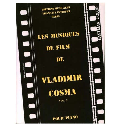 Robert Martin Cosma V. - Les Musiques De Film De Vladimir Cosma Vol 2 Piano