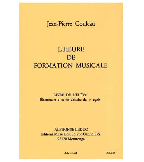Leduc L'heure de formation musicale - Elém. 2 - Elève