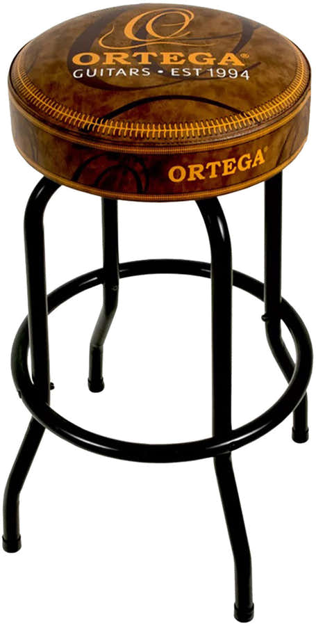 30" Black and Brown Stool
