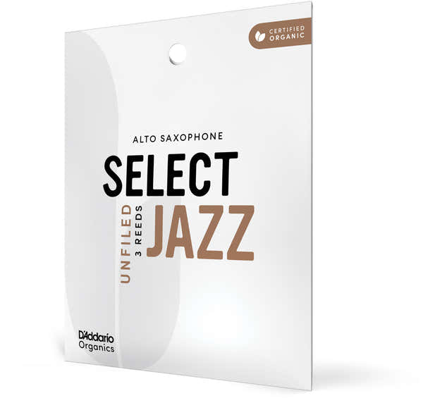 D'addario - Rico Organic Select Jazz Unfiled 3 Soft Alto Saxophone (x 3)