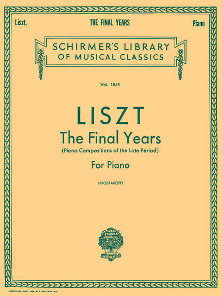 Schirmer Final Years