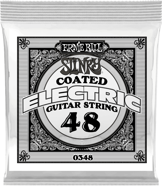Ernie Ball .048 SLINKY COATED NICKEL WOUND ELECTRIC GUITAR STRINGS