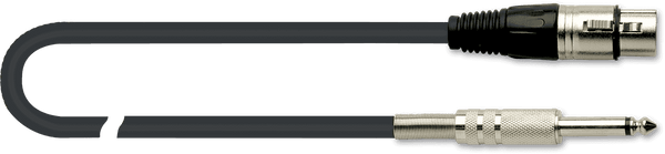 Quiklok MX777-9 XLR FEMALE CABLE - 9M MONO JACK