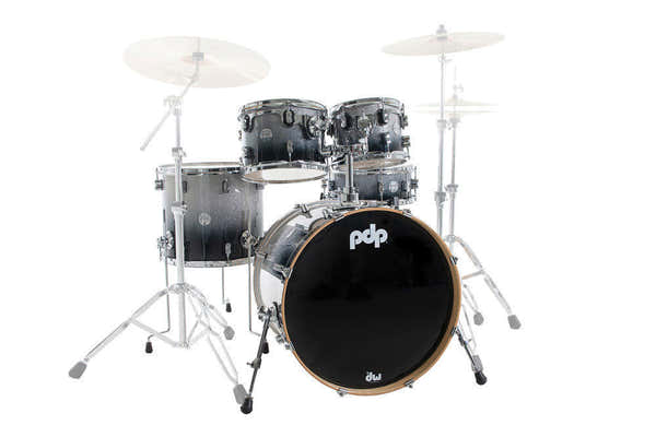 PDP By DW Stage 22 Concept Maple Silver To Black Sparkle