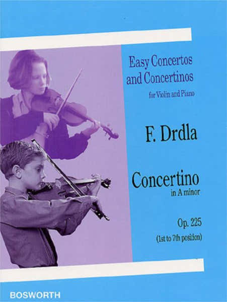 Bosworth DRDLA F. - CONCERTINO IN A MINOR OP.225 - VIOLON ET PIANO