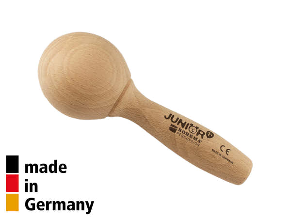 MINI MARACAS BEECH 13CM - NATURAL FINISH - 1+