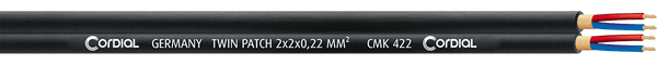 Cordial CMK422BLACK100 MICROPHONE 2 X 2 X 2 X 0.22 MM - 100 M