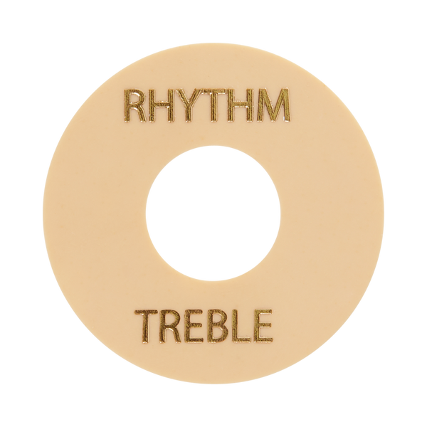Gibson Accessories PARTS TOGGLE SWITCH WASHER CREAM GOLD IMPRINT