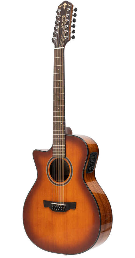 Able Series 630 Cutaway Orchestra Electric-Acoustic Guitar With Solid Cedar Top With 12 Strings Lh