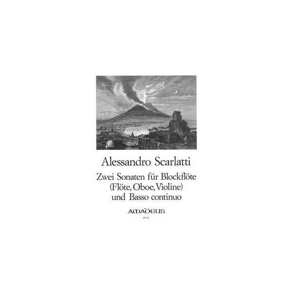Scarlatti Alessandro - 2 Sonaten fur Altblockfloten und Basso Continuo