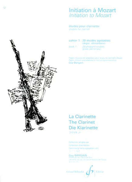 Billaudot Initiation A Mozart Vol.1 Clarinette - Dangain