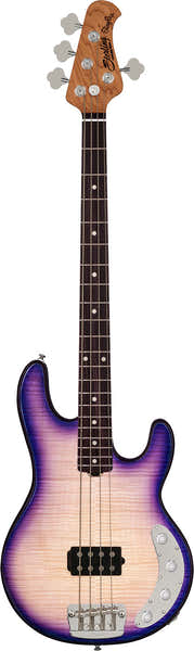 STERLING BY MUSIC MAN Ray34 Flamed Maple Purple Sunset