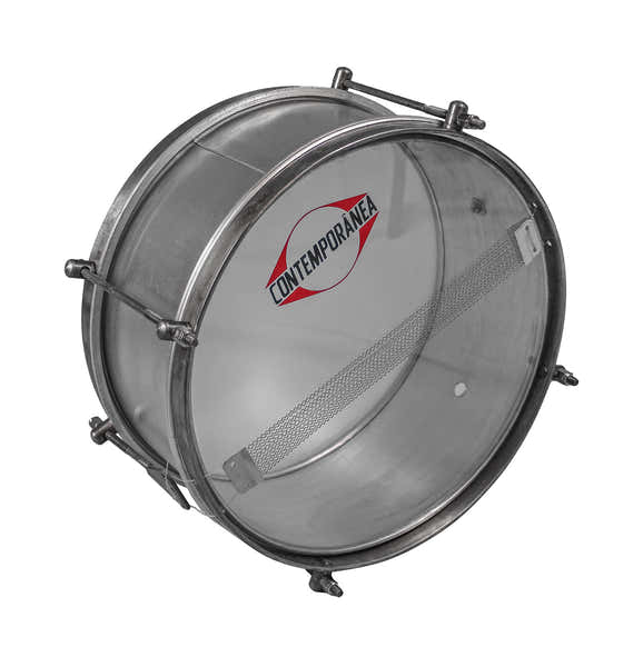 Contemporanea CL-CA07 Caixa Metal Light 10" X 10CM 4 Tension Rods Snare Wires