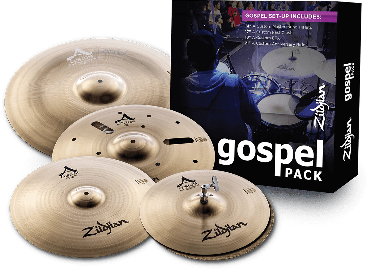 AC0801G - CYMBALS SET GOSPEL SERIE A CUSTOM