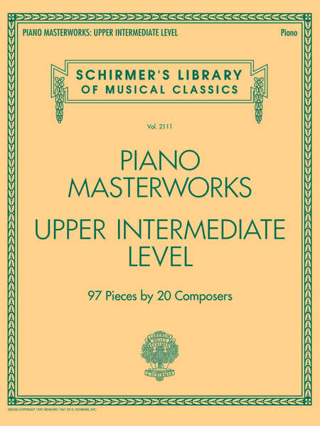 Schirmer Piano Masterworks - Upper Intermediate Level