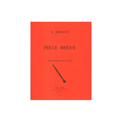 Combre Ribault - Pièce Brève - Clarinette et Piano
