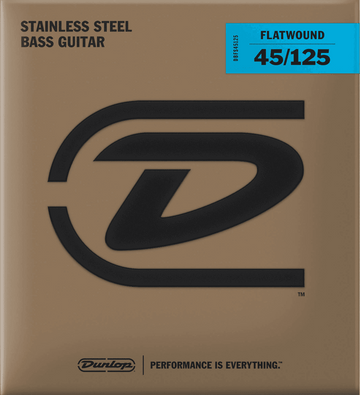 DBFS45125 Stainless Steel Flatwound Strings Long Scale 5C 45-125