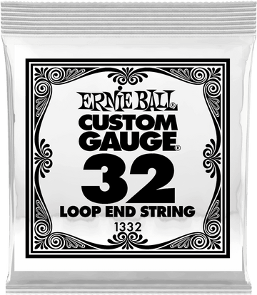 .032 LOOP END STAINLESS STEEL WOUND BANJO OR MANDOLIN GUITAR STRINGS