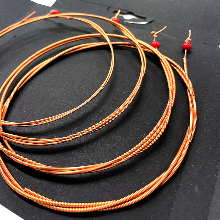 300U Set of 4 Round Spirals strings for bass ukulele