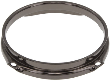 H23-6-4BK - 6" 4 Holes Black 2.3mm Super Triple Flange Drum Hoop