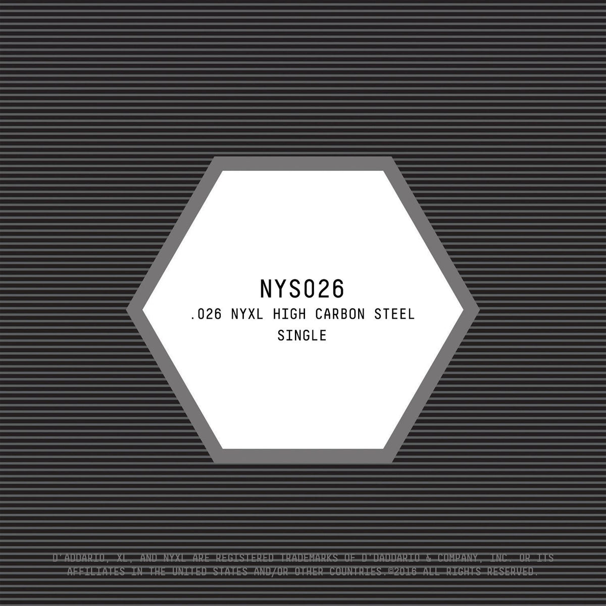 STRING ONLY FOR GUITAR NYS026 PURE STEEL .026