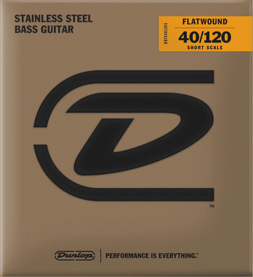 DBFS40120S Stainless Steel Flatwound Strings Short Scale 40-120